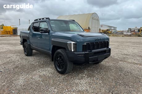 Blue 2025 Kia Tasman Double Cab Pick Up X-Pro (4X4) (0.9T) Blck Fender