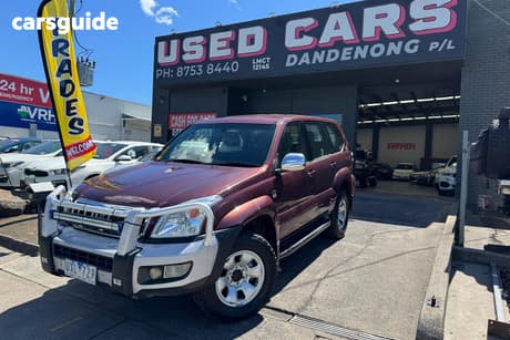 Burgundy 2007 Toyota Landcruiser Prado Wagon Gx (4X4)