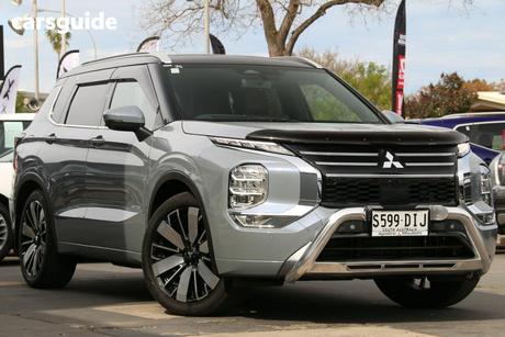Grey 2025 Mitsubishi Outlander Wagon Exceed Tourer 5 Seat (Awd)