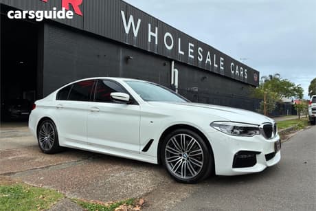 White 2019 BMW 530D Sedan M Sport