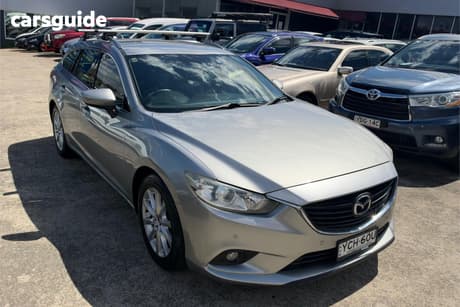 Silver 2014 Mazda 6 Wagon Touring