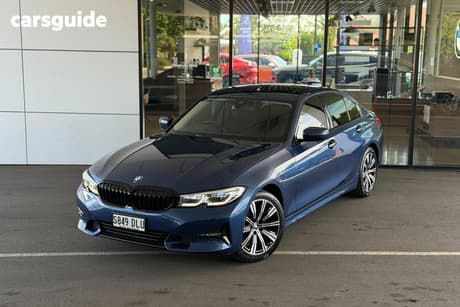 Blue 2021 BMW 320I Sedan Luxury Line