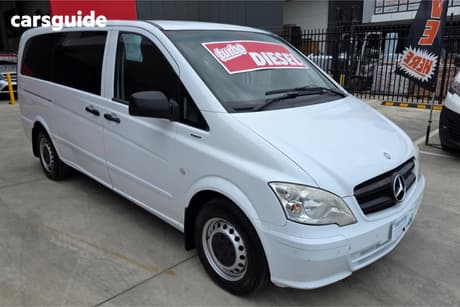 White 2011 Mercedes-Benz Vito Wagon 113 Cdi