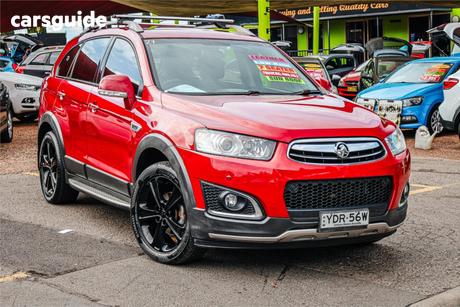 Red 2015 Holden Captiva Wagon 7 Ltz (4X4)