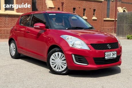 Red 2016 Suzuki Swift Hatchback Gl
