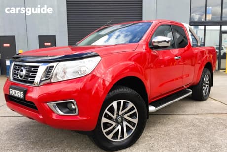 Red 2015 Nissan Navara King Cab Utility St-X (4X4)