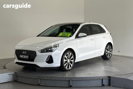 White 2020 Hyundai I30 Hatchback Premium 1.6 Crdi