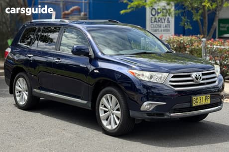 Blue 2012 Toyota Kluger Wagon Grande (4X4)