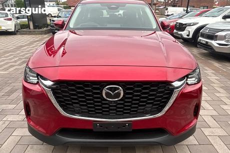 Red 2026 Mazda CX-60 Wagon G40E Evolve Hybrid