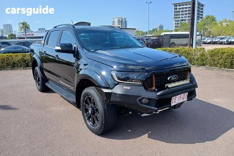 Black 2022 Ford Ranger Double Cab Pick Up Wildtrak 2.0 (4X4)