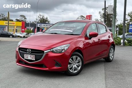 Red 2017 Mazda 2 Hatchback Neo