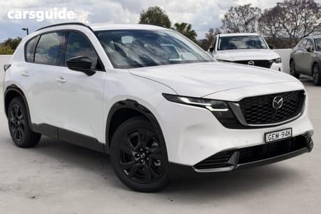 White 2026 Mazda CX-5 Wagon G25 Akera (Awd)
