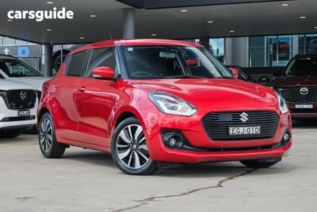 Red 2019 Suzuki Swift Hatchback Glx Turbo