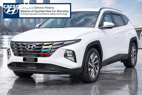 White 2022 Hyundai Tucson Wagon Elite (Awd)