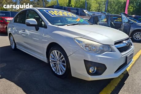 White 2013 Subaru Impreza Sedan 2.0I-S (Awd)