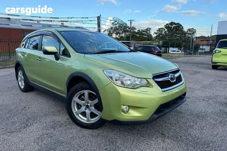 Green 2014 Subaru XV SUV HYBRID