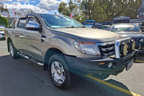 Gold 2012 Ford Ranger Dual Cab Utility Xlt 3.2 (4X4)