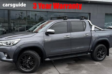 Grey 2017 Toyota Hilux Dual Cab Utility Sr5 (4X4)