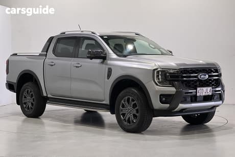 Silver 2023 Ford Ranger Double Cab Pick Up Wildtrak 3.0 (4X4)