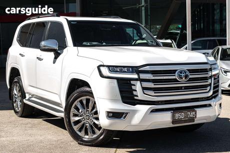 White 2021 Toyota Landcruiser Wagon Lc300 Sahara Zx (4X4)