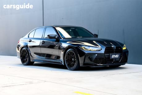 Black 2021 BMW M3 Sedan Competition