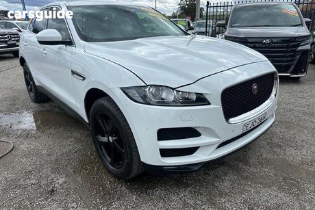 White 2018 Jaguar F-Pace Wagon 20D Prestige Awd (132Kw)