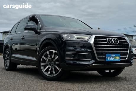 Blue 2016 Audi Q7 Wagon 3.0 Tdi Quattro