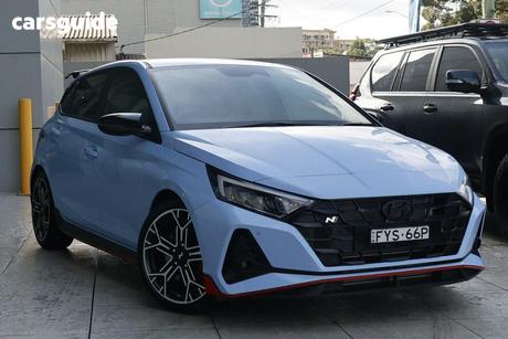 Blue 2025 Hyundai I20 Hatchback N