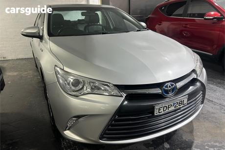 Silver 2016 Toyota Camry Sedan Altise Hybrid