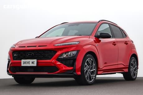 Red 2021 Hyundai Kona Wagon N Line (Awd)
