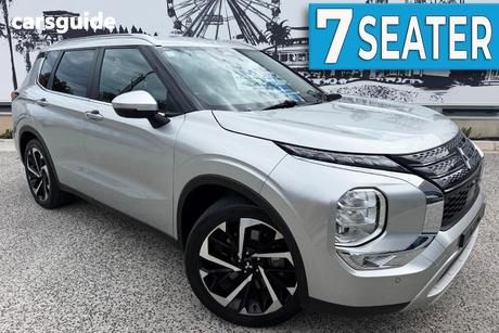 Silver 2022 Mitsubishi Outlander Wagon Aspire 7 Seat (2Wd)