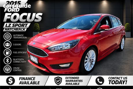 Red 2015 Ford Focus Hatchback Sport