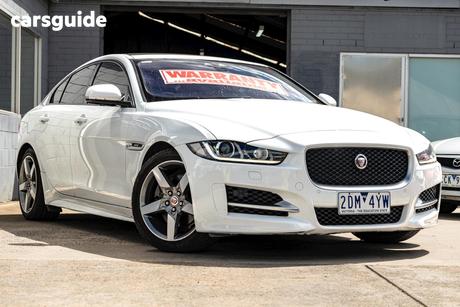 White 2015 Jaguar XE Sedan 20D R-Sport
