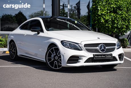 White 2019 Mercedes-Benz C300 Coupe