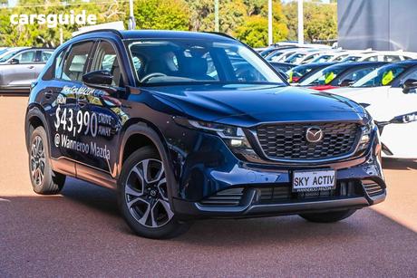 Blue 2026 Mazda CX-5 Wagon G25 Touring (Awd)