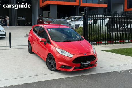 Orange 2015 Ford Fiesta Hatchback St