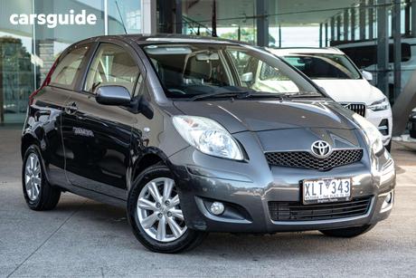 Grey 2009 Toyota Yaris Hatchback Edge