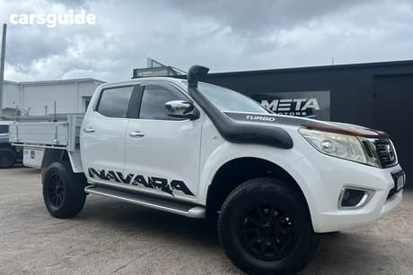 White 2017 Nissan Navara Dual Cab Utility St (4X4)