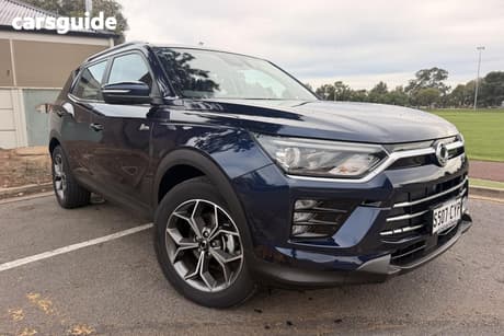 Blue 2023 Ssangyong Korando Wagon Elx