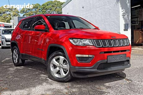 Red 2018 Jeep Compass Wagon Sport (Fwd)