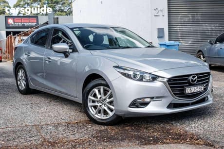 Silver 2016 Mazda 3 Sedan Touring