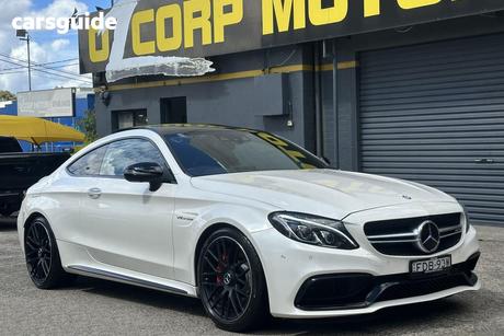 White 2016 Mercedes-Benz C63 Coupe S Edition 1