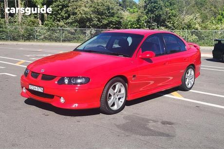 Red 2001 Holden Commodore Sedan Ss