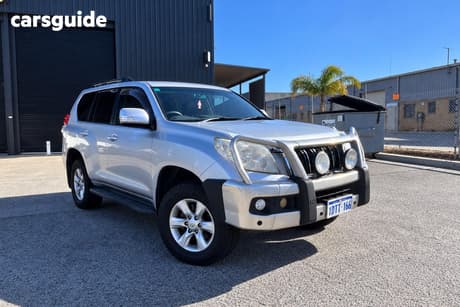 Silver 2011 Toyota Landcruiser Prado Wagon Gxl (4X4)