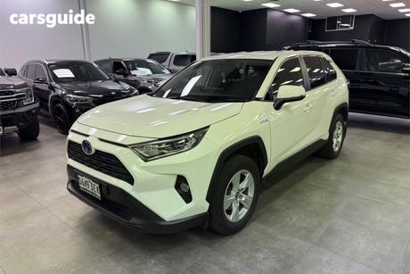 White 2021 Toyota RAV4 Wagon Gx (2Wd) Hybrid