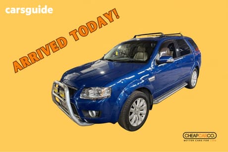 Blue 2009 Ford Territory Wagon Ghia (Rwd)
