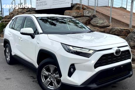 White 2024 Toyota RAV4 Wagon Gx (2Wd) Hybrid