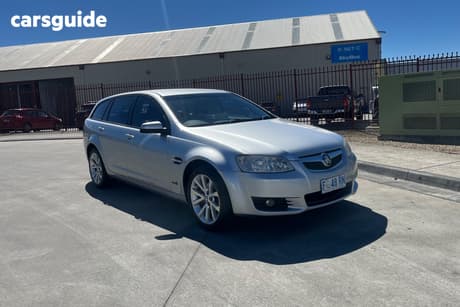 Silver 2010 Holden Commodore Sportswagon Berlina International