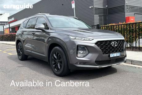 Grey 2019 Hyundai Santa FE Wagon Active Crdi (Awd)