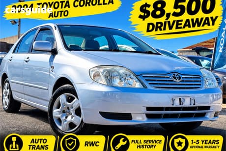 Blue 2004 Toyota Corolla Sedan Ascent Sport